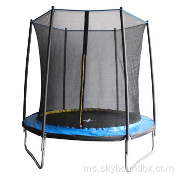 Trampolin luar 8ft untuk kanak -kanak biru